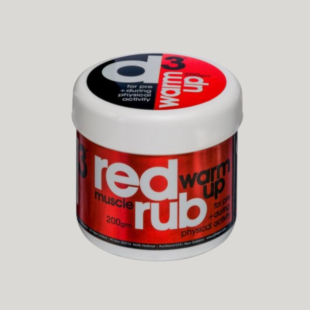 D3Tape Red Warm-Up Muscle Rub 200g